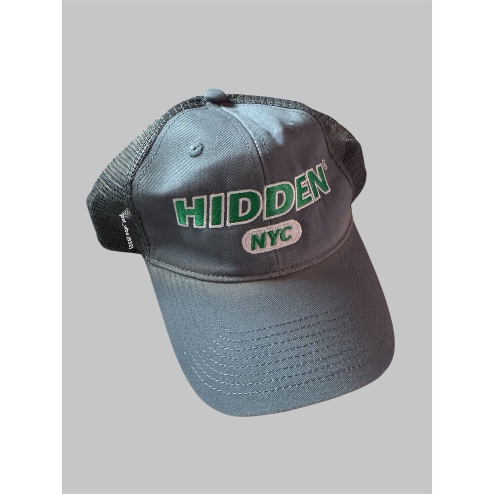 Hidden NY Mesh Trucker Hat Strap Back NWOT - Picture 2 of 6